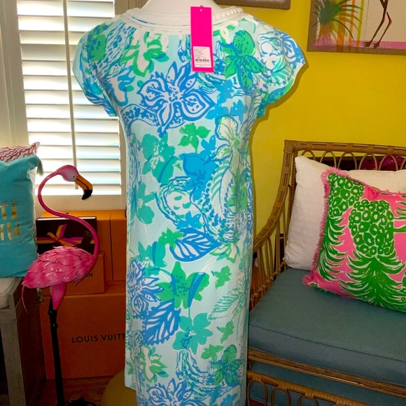 Lilly Pulitzer NWT Madia Tunic Dress Boom Croc A Locca Size XXS,XS,S,M - Picture 3 of 8
